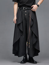 Fake two wide-leg pants