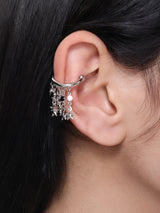 Tassel star stacked ear clip