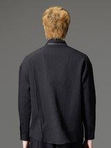 New jacquard long sleeve shirt