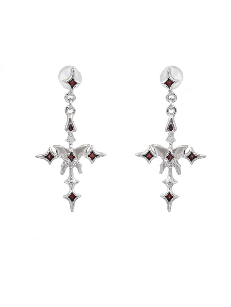 Premium cross earrings