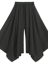 Female niche irregular skirt pants loose fit