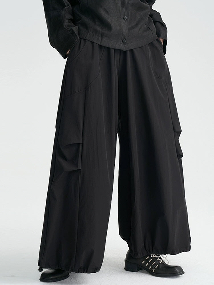 Original loose anti-wrinkle wide-leg culottes