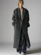 Minimalist wool overcoat for Women