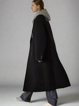 Minimalist wool overcoat for Women