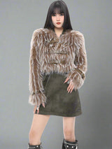 Niche Imitation fox fur Coat