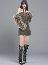 Niche Imitation fox fur Coat