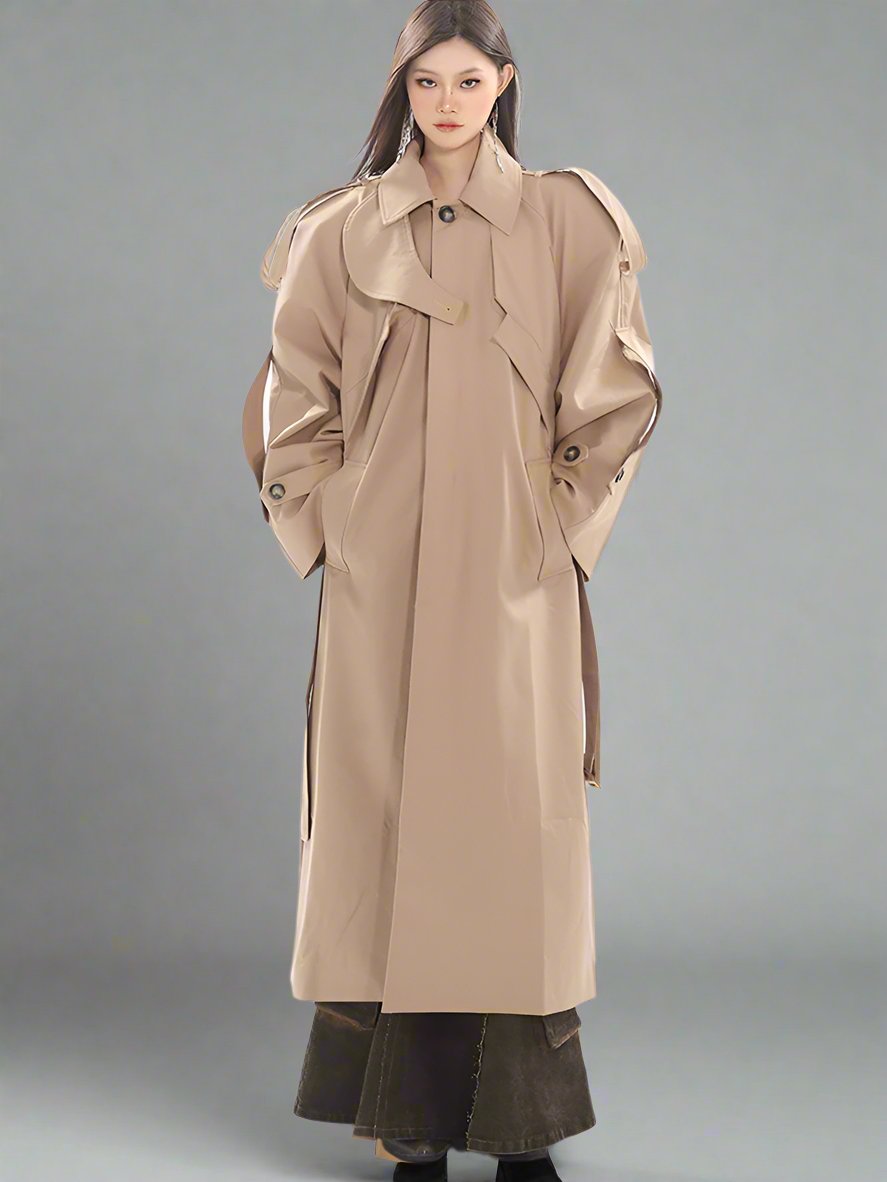 New silhouette vintage trench coat