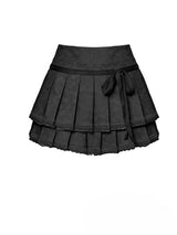 Slim versatile bow lace skirt