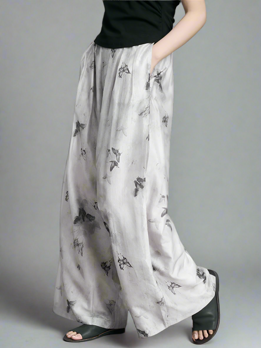 Casual Mop Wide-leg Pants