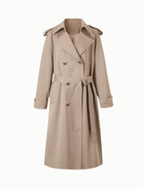 Double-breasted trench coat