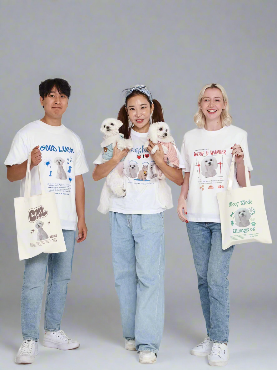 Sketch me Tee Pet Photo T-Shirts 1