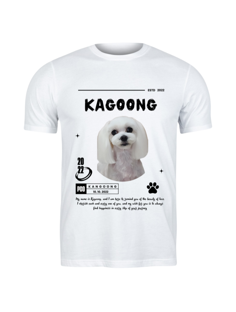 Sketch me Tee Pet Photo T-Shirts 1