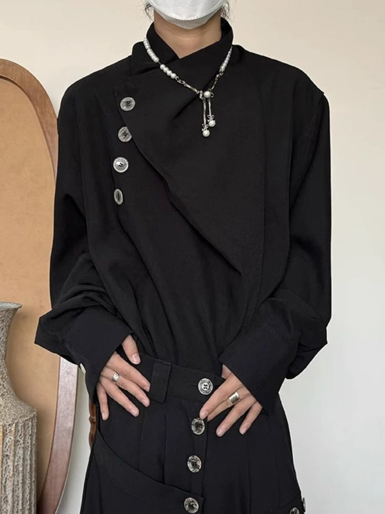 Unique style irregular high-quality shirt