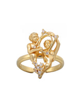 18K gold plated lolita ring