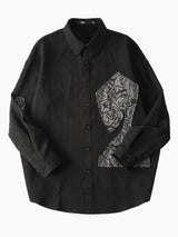 New jacquard long sleeve shirt