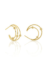 New tide hypoallergenic circle earrings