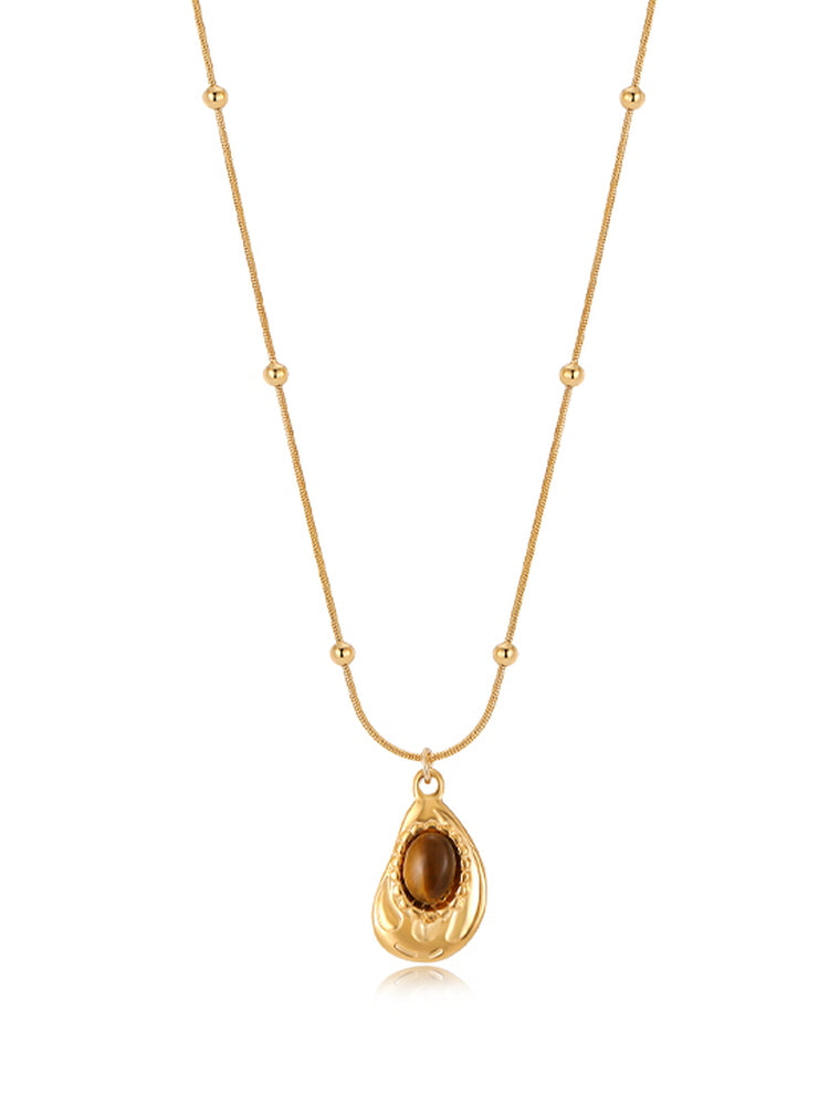 Maillard tiger's eye necklace