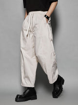 Dark loose-fitting niche wide-leg pants