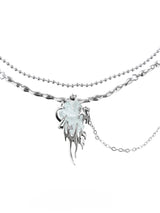 Ice source hunting clavicle chain necklace